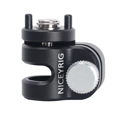 NICEYRIG 15mm Single Rod Clamp with 3/8'' Arri Locating Mounting Screw