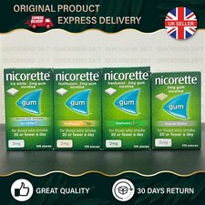 Nicorette 2MG Gums  Original / Icy White / Fruit Fusion / Freshmint - 105 / 210