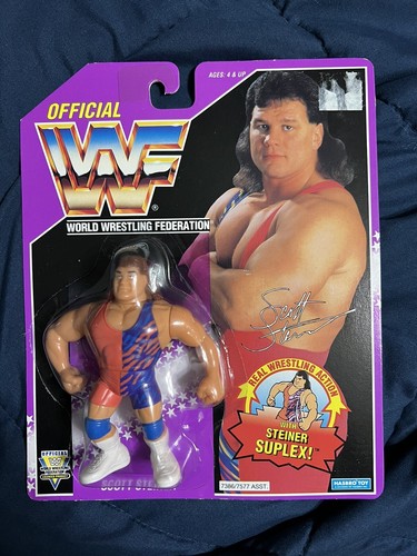 WWF Hasbro Scott Steiner Series 9 Purple Card MOC ...