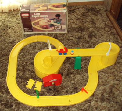 リトルタイクス Vintage Little Tikes Tykes I-80 Expressway Set HTF Rare Complete