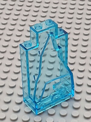 LEGO  1x Felsen Stein 2x4x6 Brick - 57512/47847 - Trans Light Blue Blau