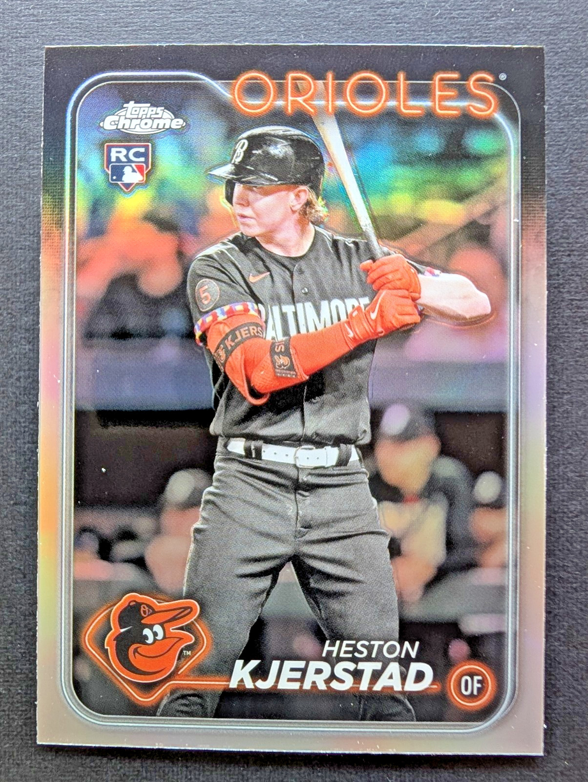 Heston Kjerstad 2024 Topps Chrome Refractor Rookie Rc #142 Baltimore Orioles 