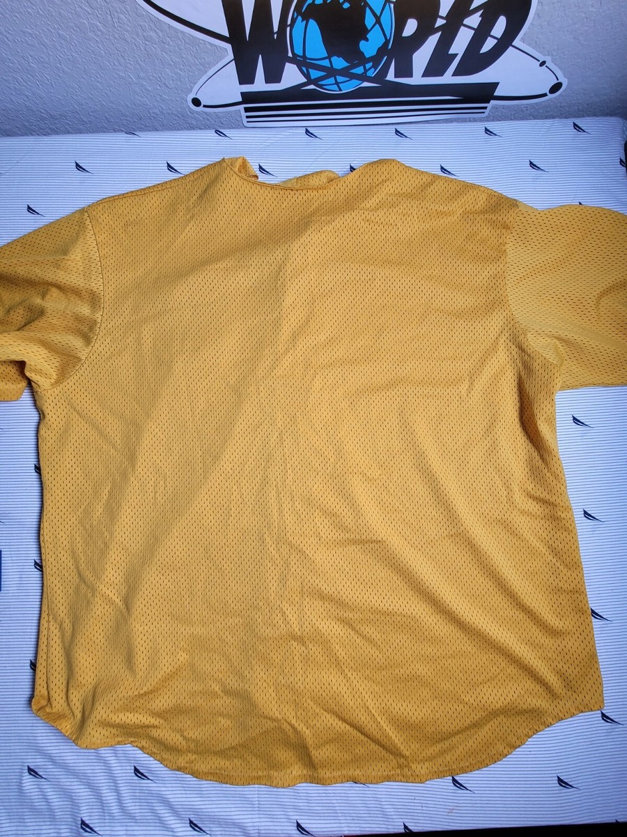 Vintage 90's Majestic USA St. Louis Cardinals Yellow / Gold Jersey