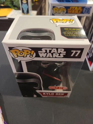 Star Wars Funko Pop #77 Kylo Ren, The Force Awakens Film, Target Exclusive
