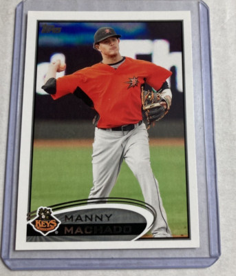 2012 Topps Pro Debut #16- MANNY MACHADO Rookie RC Card.