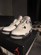 Size 11.5 - Jordan 4 Retro OG Mid White Cement