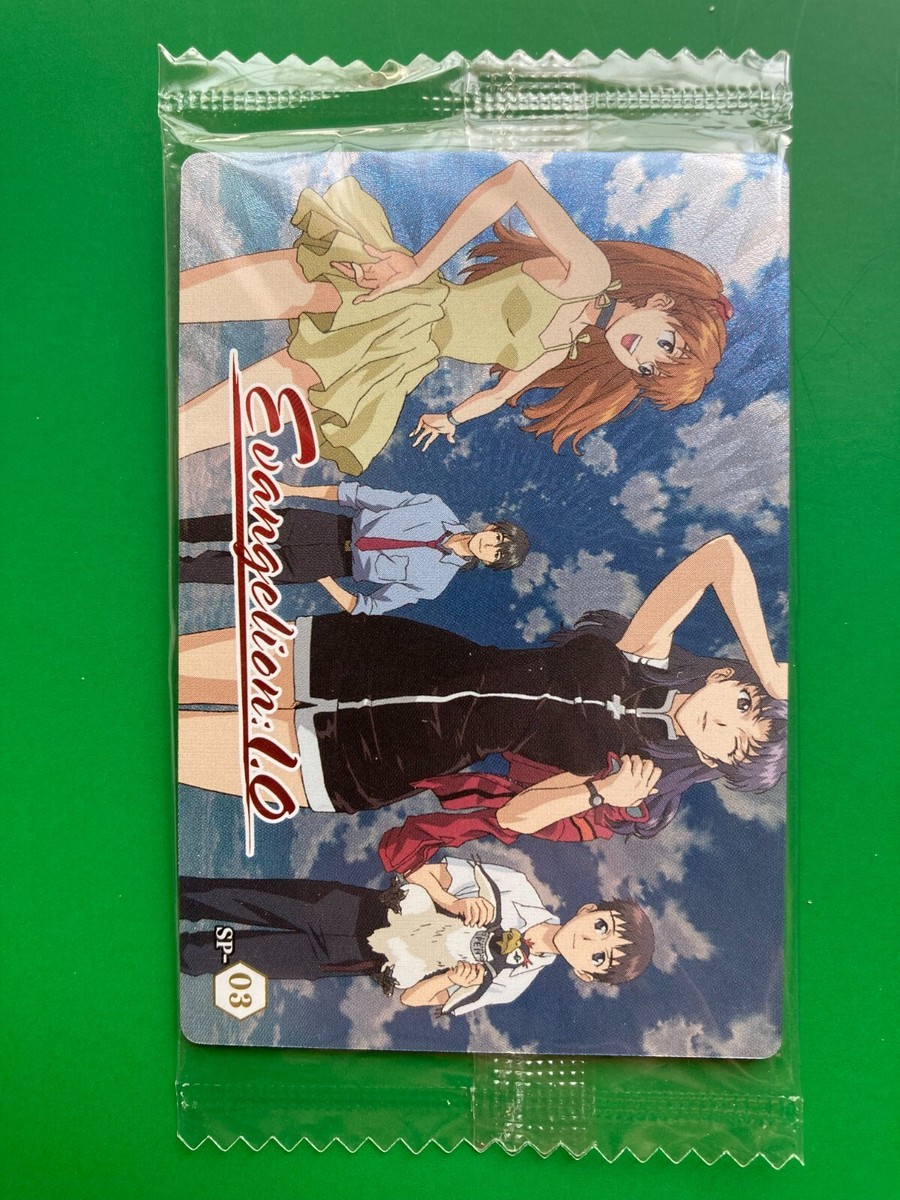 ASUKA SHINJI MISATO KAJI Evangelion Wafer Card TCG Japanese Holo