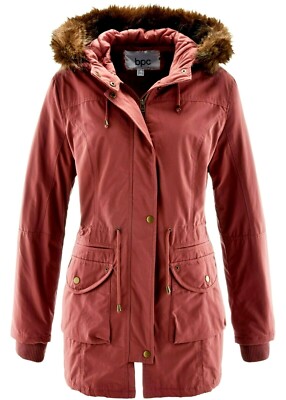 DAMEN FRAUEN JACKE PARKA TEDDY-FUTTER KAPUZE FELLIMITAT NEU