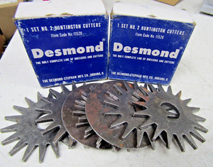 One Set of Desmond 11520 Number 2 Huntington Cutters