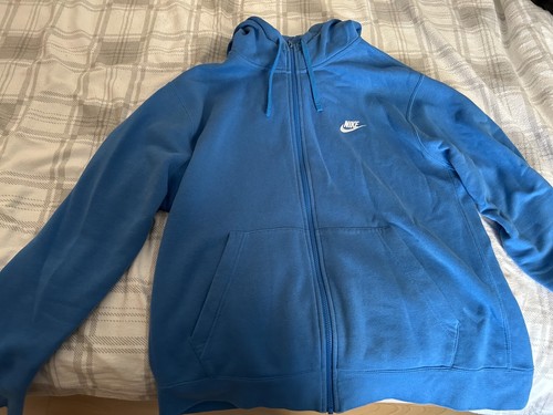 Nike Full Zip Hoodie - Blue - Size XL mens - Extra Large - Sportswear - VGC - Picture 8 of 16