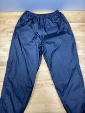 REI Nylon Rain/Snow Pants Size 12 M Black Outdoor 5509