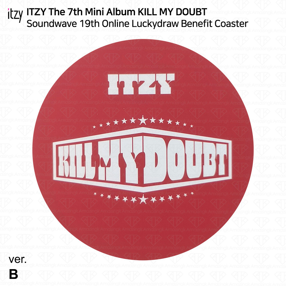 ITZY KILL MY DOUBT Soundwave 19th Online Lucky Draw Photocard