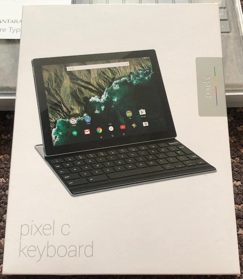 Tastiera Google Pixel C - Bluetooth - Layout lingua spagnola nero! Nuovo