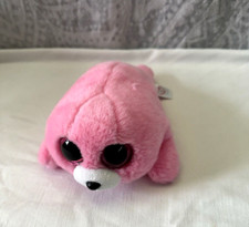 TY Beanie Boos - Pierre the Seal Plush Pink Glitter Eyes Stuffed Animal - 6 inch