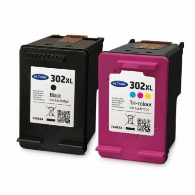 Remanufactured HP 302XL Black Ink Cartridge F6U68AE