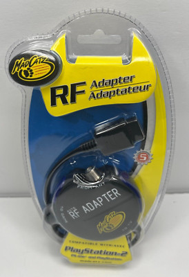 Vintage Gaming Madcatz RF Adapter Compatible w/ AVEC for PlayStation 1 & 2 PS 1