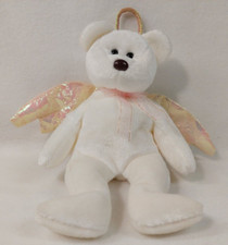 Ty Beanie Babies "Halo the Angel Bear" ORIGINAL" 1998 RARE Vintage FAST SHIPPING