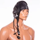 Original Vintage leather fighter pilot helmet SHL-78 USSR air force mig Size 58