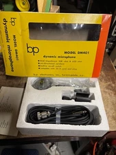BP Dynamic Microphone DM401 NIB New Vintage Cardoid 1980's