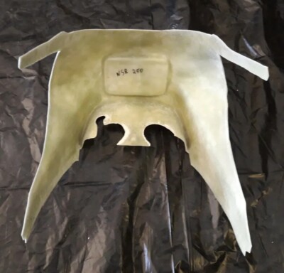 Honda NSR 250 MC16 Front Upper Nosecone Fairing Panel Fiberglass