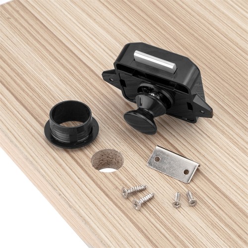 5-20x Möbelschloss Push Lock Schwarz für Wohnwagen Wohnmobil Boot Schrank Griff - Bild 55 von 60