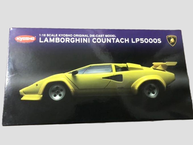 京商　1/18 lamborghini  COUNTACH KYOSHO ORIGINAL 1/18scale Lamborghini Countach LP500R (Black
