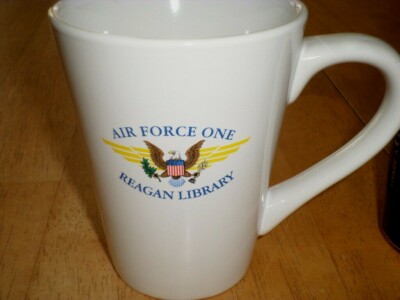 PRESIDENT REAGAN LIBRARY - AIR FORCE ONE, Ceramic Coffee Cup, Vintage | eBay