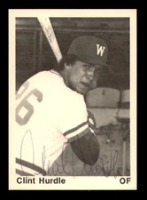 Clint Hurdle Autographed Signed 1976 TCMA Rookie Card Waterloo Royals