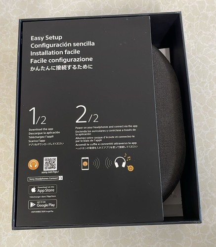 Słuchawki Sony WH-1000XM4 tylko oryginalne akcesoria i torba do przechowywania (E551) - Zdjęcie 4 z 8