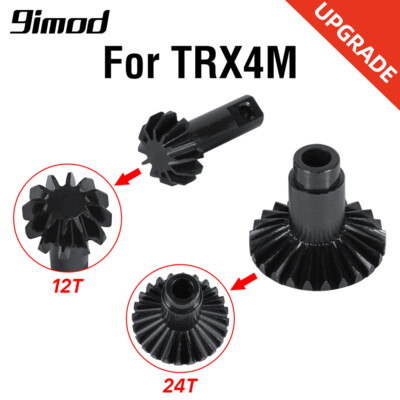 24T/12T Vordere Hinterachsen Zahnradsatz für Traxxas 1/18 trx4m Upgrades RC Car