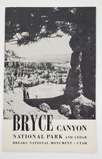 1955 Bryce Canyon National Park Cedar Breaks Utah Guide Vintage Travel Booklet