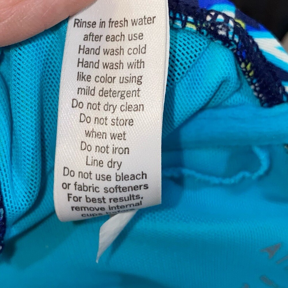 Athleta Multicolored Patterned Bikini Top - image 4