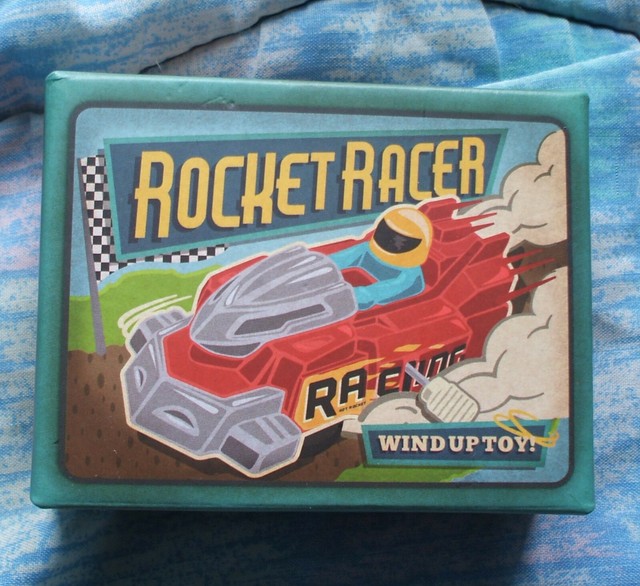 rocket racer wind up toy