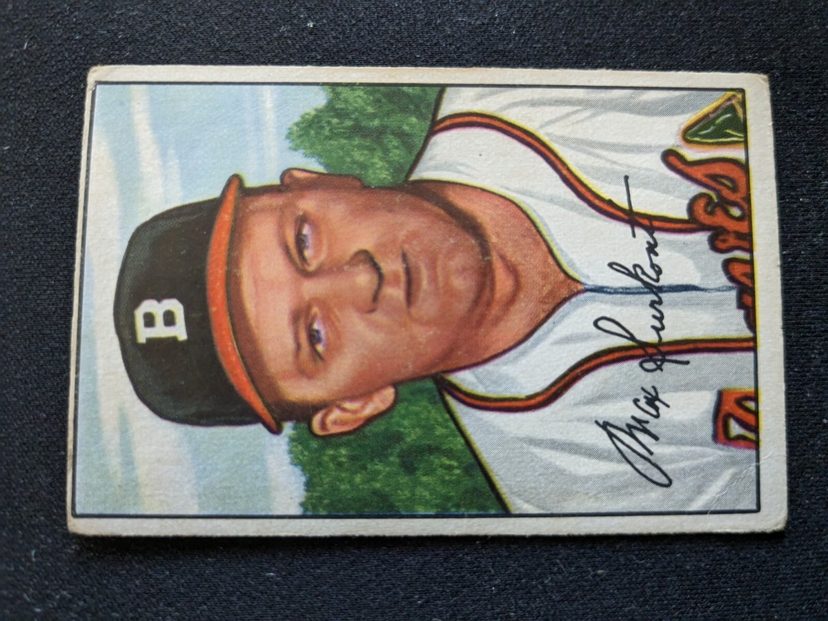 1952 Bowman Baseball Card # 12 Max Surkont RC - Boston Braves (VG