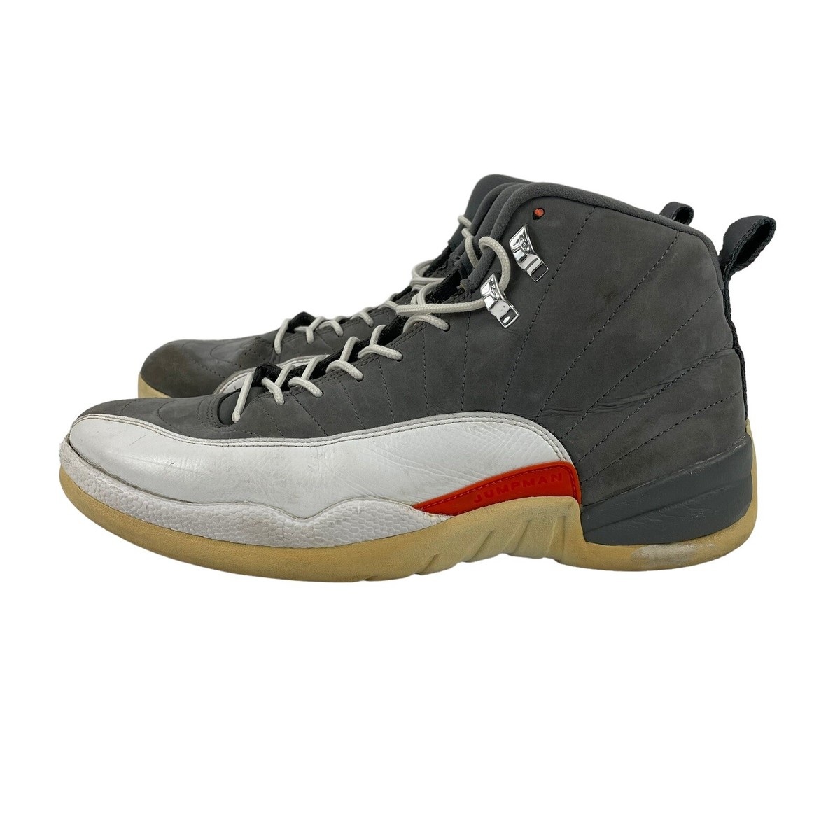 Nike Air Jordan 12 Retro Cool Grey Team Orange Men's Size