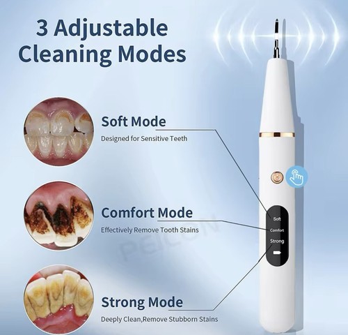 ABLATORE ULTRASUONI SCALER ELIMINA TARTARO PLACCA 2 PUNTE DENTI - Foto 3 di 5