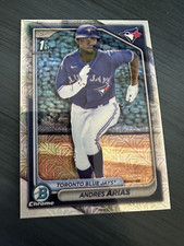 2024 Bowman Chrome. - Andres Arias - 1st Bowman Mojo Refractor - No. BCP-236