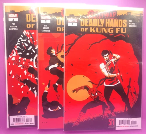 DEADLY HANDS OF KUNG FU  #1 2 3 VF/NM GANG WAR 2023 COMBINE SHIP  BX71 N25