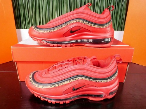 red nike air max with cheetah print