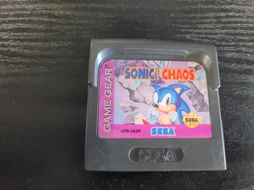 Sonic Chaos for Sega Game Gear GG Cart Great Shape
