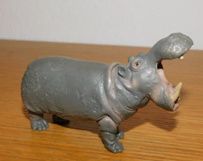 figurine animal sauvage 1996 SCHLEICH hippopotame REGARDEZ MES AUTRES FIGURINES - Photo 1/4