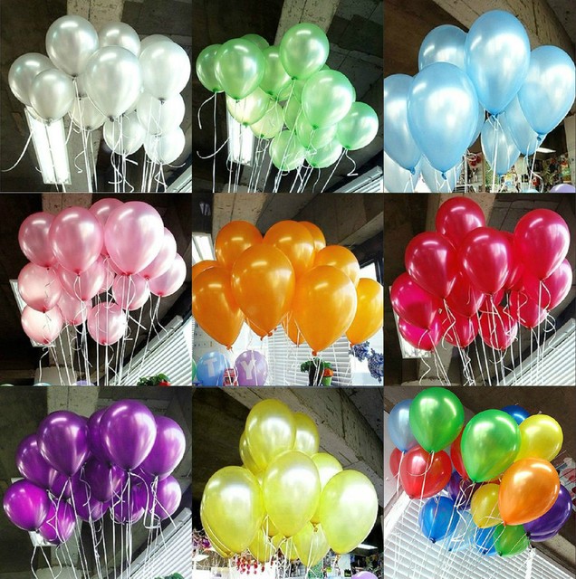 wholesale 100 balloon lot helium balloons Party Wedding Birthday Latex