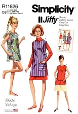 Simplicity R11826 Vintage Cobbler Apron or Beach Cover-Up ONE SIZE UNCUT S9726