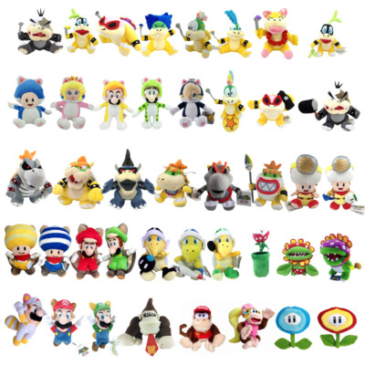 mario character plushies