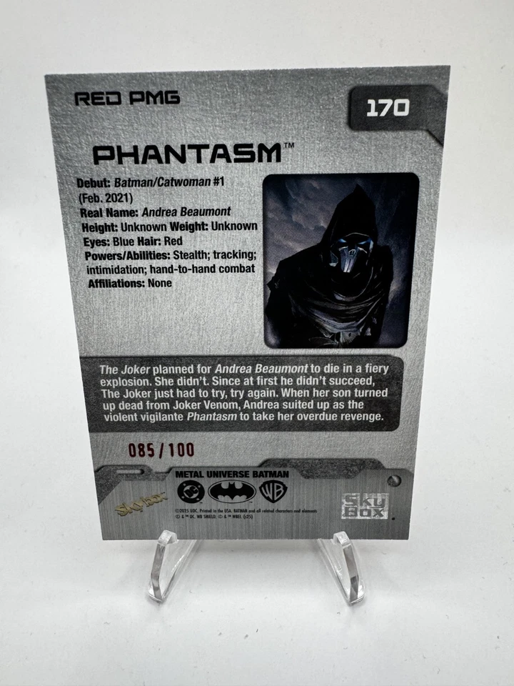 2025 Skybox Metal Universe Batman - Precious Metal Gems - Phantasm - 170 - Image 2 of 2