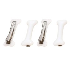 Halloween Bone Hair Clip Hairpins - 4 Count Pack of 1 , Gold