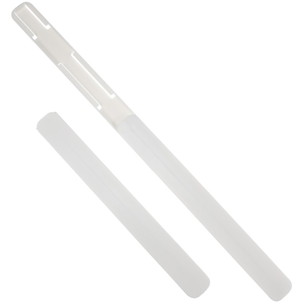 1 Set Self-adhesive Drawer Guide Slides White Drawer Slides Drawer Guide Rails