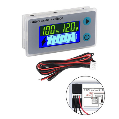 Autobatterietester mit Farb-LCD-Display und externem Temperatursensor