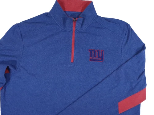NEW York Giants NY NFL Antigua half zip XL wind shirt pullover fleece interlock - product listing photo