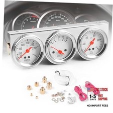 2inch 52MM Triple Gauge kit Volt Meter Water Temp Temperature Gauge Oil Press